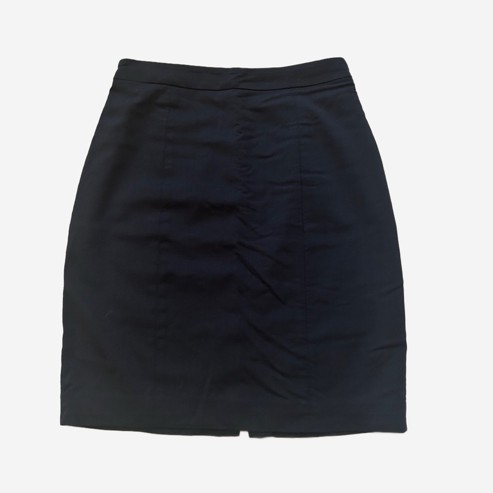 Club Monaco Navy Blue Wool Pencil Skirt - Size 6